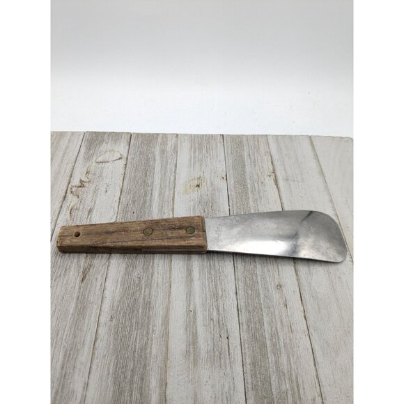 Vintage Vernco #2 Stainless Steel Ice Cream Spade Scoop Wood Handle 9 1/2" Japan - Picture 4 of 9